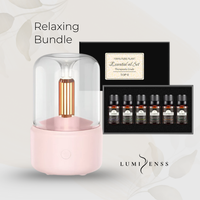 Candlelight Aroma Diffuser and Pure Essential Oil set