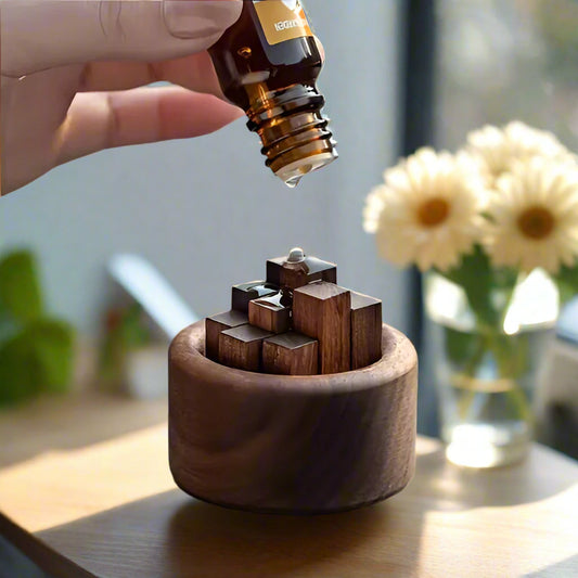 Black Walnut Firewood-Style Aroma Diffuser